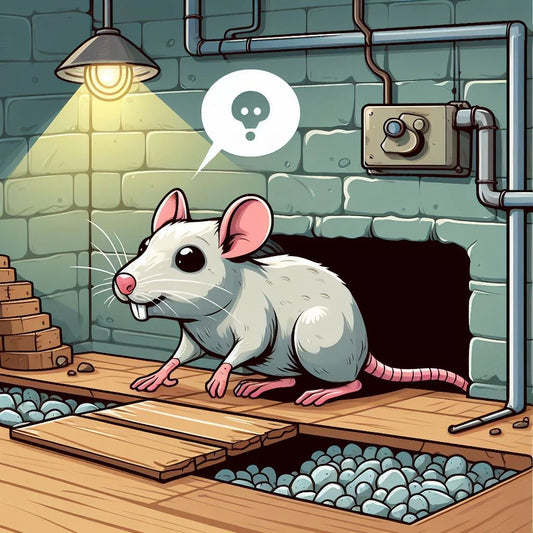 Mouse in a basement 