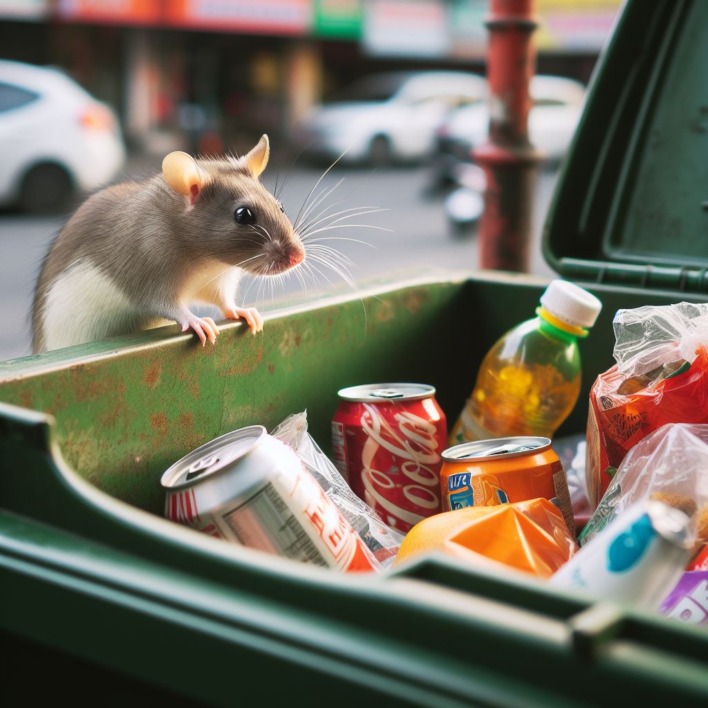 How to prevent rats from accessing food waste bins in commercial areas ...