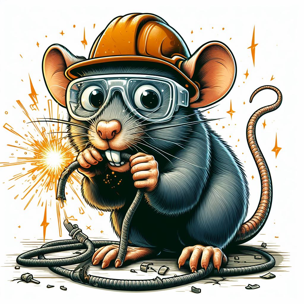 prevent rats from gnawing on electrical wires