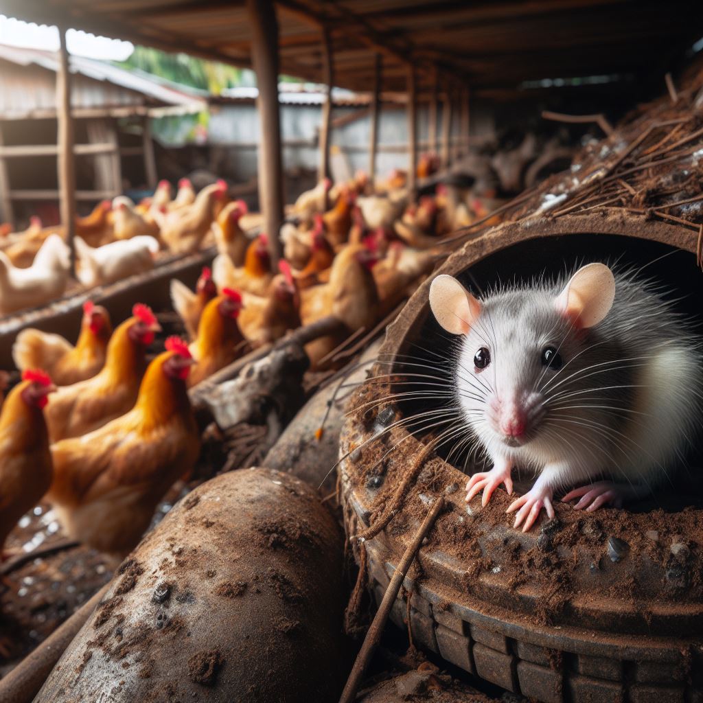 rats in poultry in rural areas