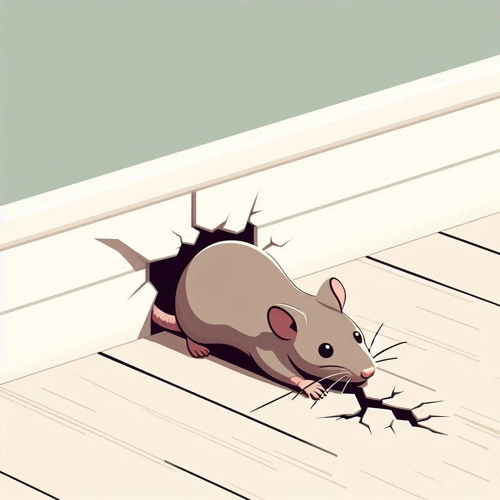 rats from entering through gaps in skirting boards